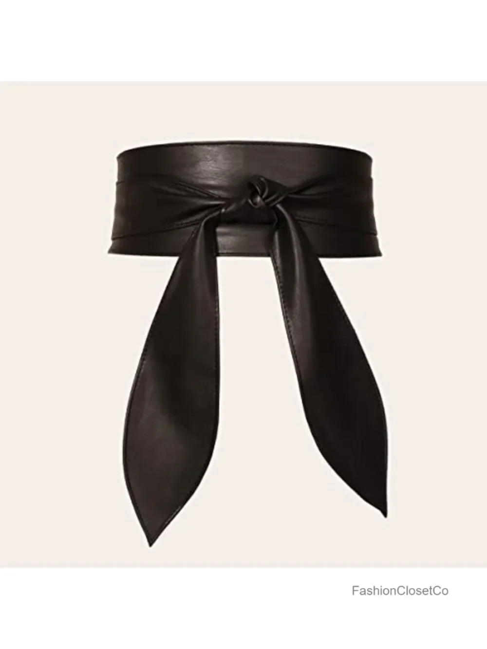 Women's Obi Cinch Belt Faux Leather Wrap Waistband
